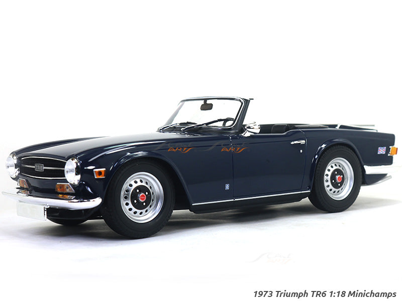 1973 Triumph TR6 1:18 Minichamps diecast scale model car | Scale