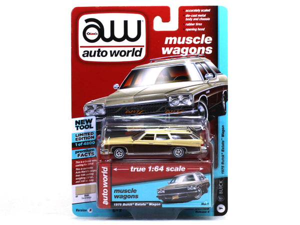 1975 Buick Estate Wagon 1:64 Auto World diecast Scale Model car