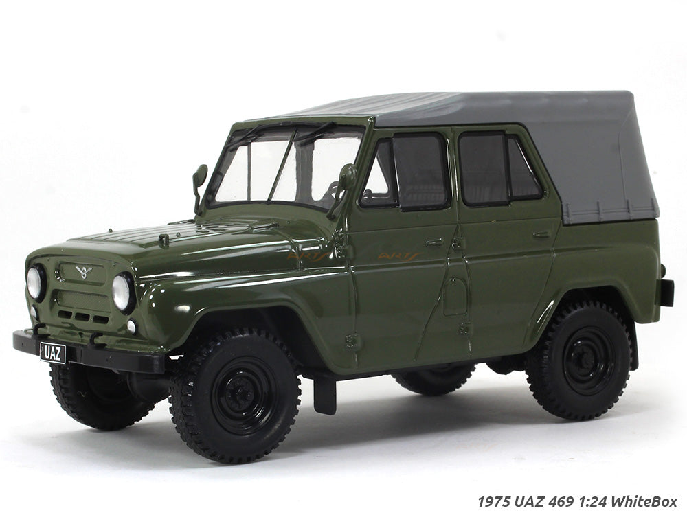 1975 UAZ 469 1:24 WhiteBox diecast scale model car | Scale Arts India