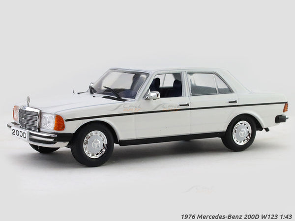 1976 Mercedes-Benz 200D W123 1:43 diecast scale model car collectible.