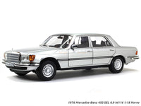 1976 Mercedes-Benz 450 SEL 6.9 W116 silver 1:18 Norev diecast scale model car.