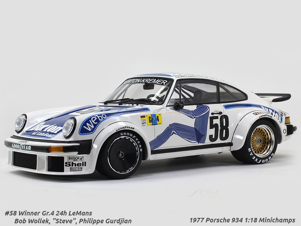Porsche 934 RSR turbo Le Mans 1979 #82 - Mini.Car Miniaturas Porsche 934 RSR turbo Le Mans 1979 #82 - Mini.Car Miniaturas