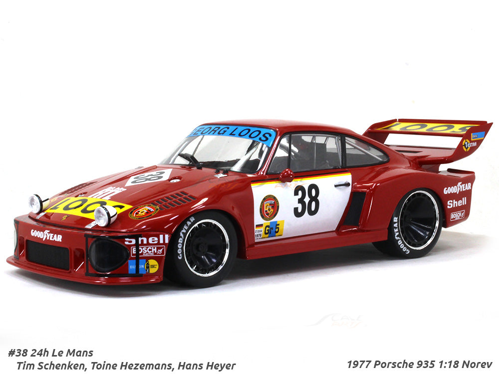 1977 Porsche 935 #38 24h Lemans 1:18 Norev diecast scale model car