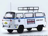 1978 Volkswagen T2 Martini rally assistance van 1:43 IXO scale model car collectible