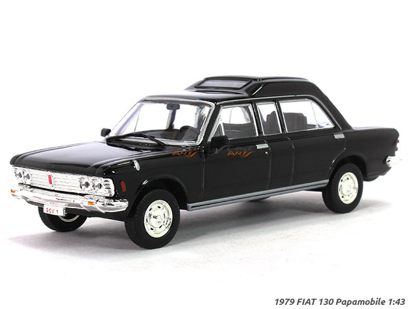 1979 FIAT 130 Papamobile 1:43 diecast Scale Model car.