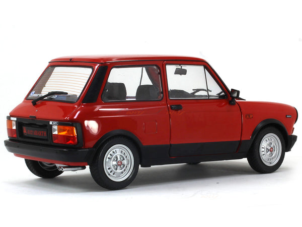 Die cast 1/18 Modellino Auto Autobianchi A112 Abarth rossa by Solido