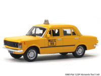 1980 Fiat 125P Varsavia Taxi 1:43 diecast Scale Model car.