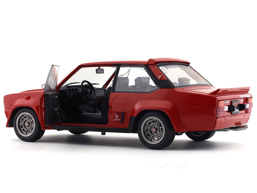 1980 Fiat 131 Abarth red 1:18 Solido diecast Scale Model