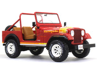 1980 Jeep CJ-7 red 1:18 MCG diecast Scale Model Car