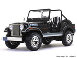 1980 Jeep CJ-7 black 1:18 MCG diecast Scale Model Car.