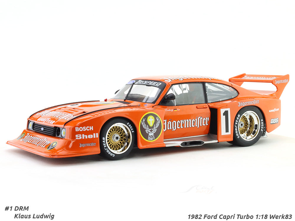 1982 Ford Capri Turbo Jagermeister 1:18 Werk83 scale model car