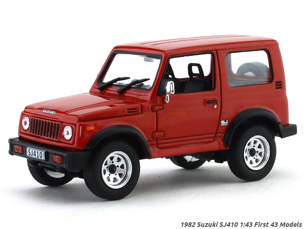 1982 Suzuki SJ410 red 1:43 First 43 Models diecast scale model car collectible.