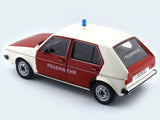 Solido 1:18 1983 Volkswagen Golf L Fire department diecast Scale Model collectible