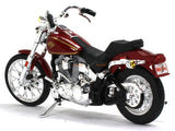 1984 FXST Softail Red Harley Davidson 1:18 Maisto diecast scale model bike.