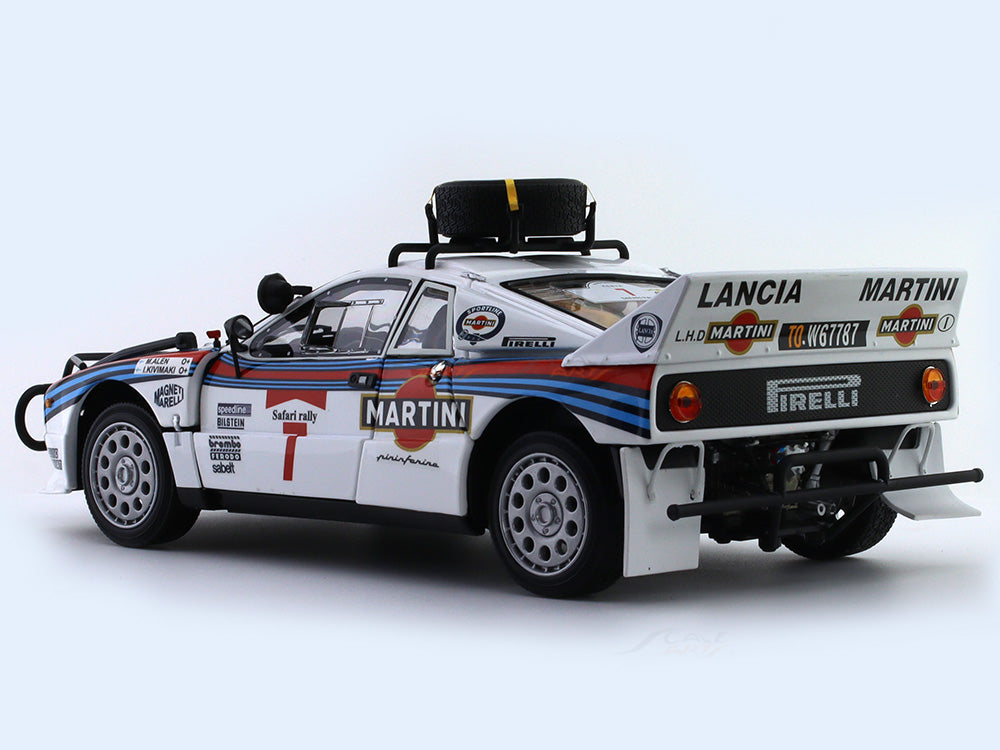 1984 Lancia 037 #7 Rally Safari 1:18 Kyosho diecast scale model