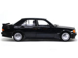 1984 Mercedes-Benz 190E 2.3 16V W201 black 1:18 Norev diecast scale model car collectible.