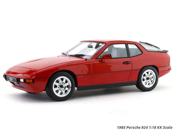1985 Porsche 924 red 1:18 KK Scale diecast model car.