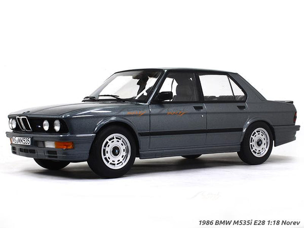 1986 BMW M535i E28 1:18 Norev diecast scale model car.