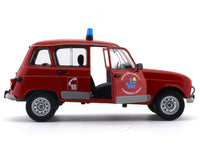 Solido 1:18 1986 Renault R4 GTL Fire Department diecast Scale Model collectible