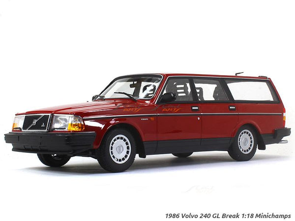 1986 Volvo 240 GL Break 1:18 Minichamps diecast scale model car.