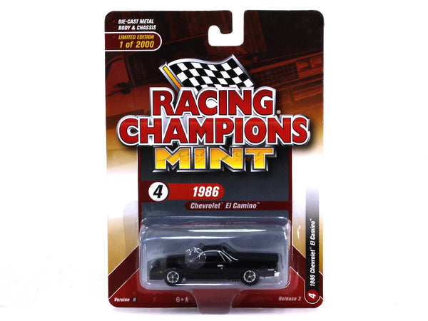 1986 Chevrolet El Camino 1:64 Racing Champions diecast Scale Model car.