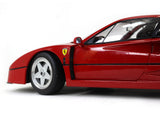 1987 Ferrari F40 red with Enzo figure 1:18 KK Scale diecast Scale Model Car.
