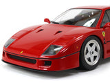 1987 Ferrari F40 red with Enzo figure 1:18 KK Scale diecast Scale Model Car.