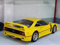 1987 Ferrari F40 yellow 1:18 KK Scale diecast Scale Model Car