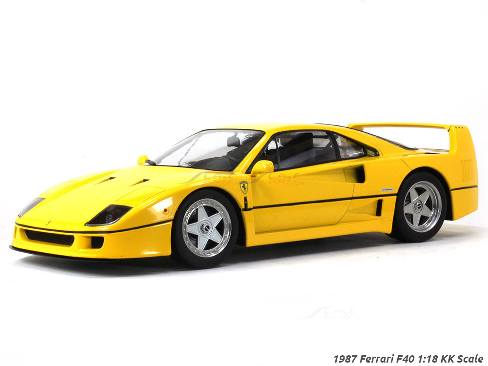 1987 Ferrari F40 yellow 1:18 KK Scale diecast Scale Model Car | Scale Arts  India