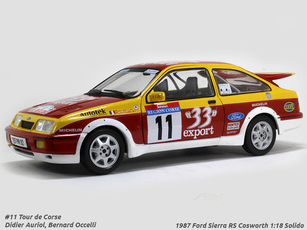 1987 Ford Sierra Cosworth RS Tour De Corse 1:18 Solido diecast Scale Model car.