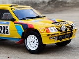 1987 Peugeot 205 Winner Dakar Rally 1:18 Ottomobile scale model car.