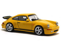 1987 Porsche RUF CTR Blossom Yellow 1:64 Paragon diecast scale miniature car.