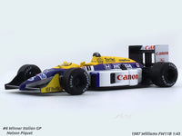 1987 Williams FW11B Nelson Piquet 1:43 scale model car collectible