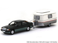 1988 Mercedes-Benz 190E with Camper 1:87 Brekina HO Scale Model car