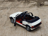 1989 Peugeot GTi MK I Cabriolet white 1:18 Solido diecast Scale Model Car.