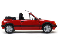 1989 Peugeot GTi MK I Cabriolet red 1:18 Solido diecast Scale Model Car.
