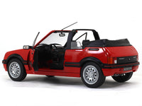 1989 Peugeot GTi MK I Cabriolet red 1:18 Solido diecast Scale Model Car.