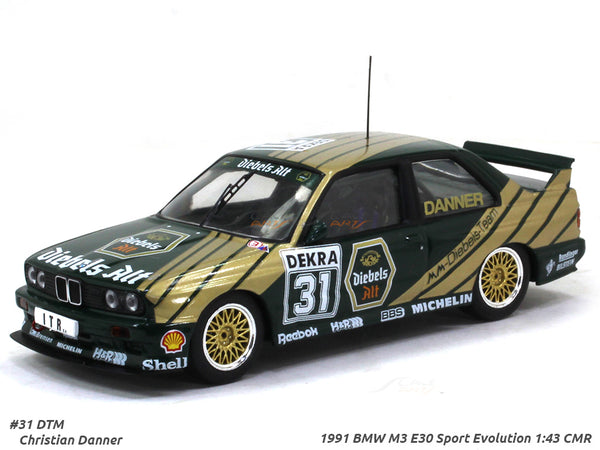 1991 BMW M3 E30 Sport Evolution DTM #31 1:43 CMR diecast Scale Model Car.