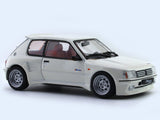 Broken Acrylic case : 1991 Peugeot 205 GTI Dimma Bodykit white 1:43 Solido diecast scale model car