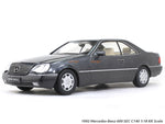 1992 Mercedes-Benz 600 SEC C140 1:18 KK Scale diecast model car.