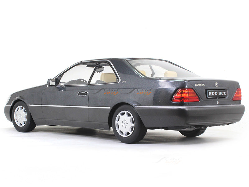 1992 Mercedes-Benz 600 SEC C140 silver 1:18 KK Scale diecast scale model Scale A 1992 Mercedes-Benz 600 SEC C140 silver 1:18 KK Scale diecast scale model Scale A
