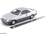 1992 Mercedes-Benz 600 SEC C140 silver 1:18 KK Scale diecast scale model
