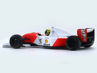 1993 McLaren MP4/8 Ayrton Senna 1:43 scale model car collectible