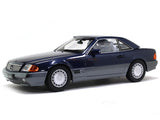1993 Mercedes-Benz 500 SL R129 blue 1:18 KK Scale scale model car collectible.