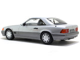1993 Mercedes-Benz 500 SL R129 silver 1:18 KK Scale scale model car collectible.