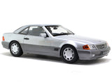 1993 Mercedes-Benz 500 SL R129 silver 1:18 KK Scale scale model car collectible.