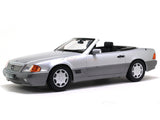 1993 Mercedes-Benz 500 SL R129 silver 1:18 KK Scale scale model car collectible.