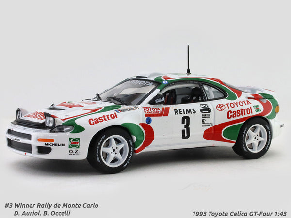 1993 Toyota Celica GT-Four 1:43 diecast scale model car collectible.