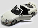 1993 Toyota Supra MK IV white 1:18 Solido scale model car collectible.
