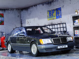 1994-1998 Mercedes-Benz S500 W140 gray 1:18 iScale diecast scale model car.